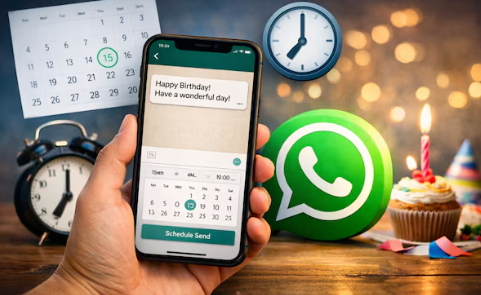 अब भूलेंगे नहीं बर्थडे, या ऑफिस मैसेज! WhatsApp ला रहा है ‘Scheduled Message’ फीचर, खुद तय समय पर पहुंच जाएगा आपका मैसेज अब भूलेंगे नहीं बर्थडे, या ऑफिस मैसेज! WhatsApp ला रहा है ‘Scheduled Message’ फीचर, खुद तय समय पर पहुंच जाएगा आपका मैसेज