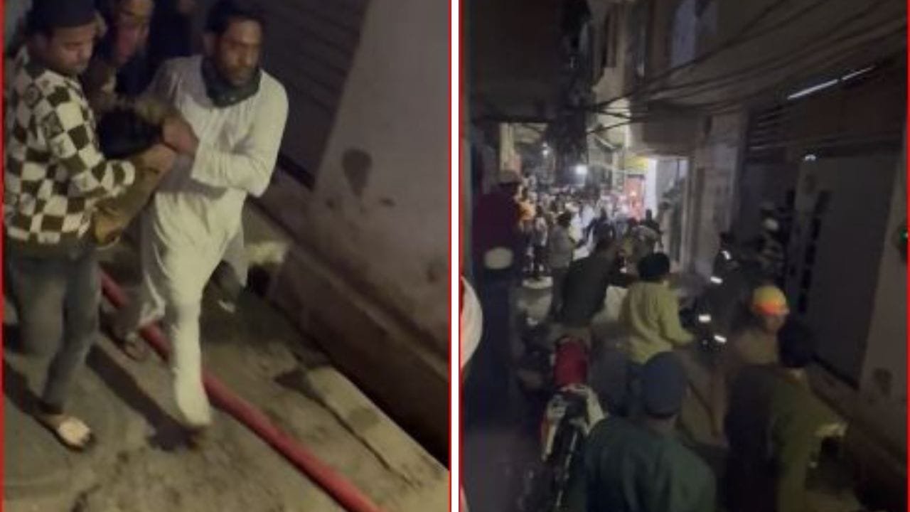 मेरठ अग्निकांड: देर रात कपड़े के गोदाम में लगी भीषण आग, दो मंजिला मकान तक पहुंची लपटें… जिंदा जल गए 5 मासूम बच्चों सहित 6 लोग मेरठ अग्निकांड: देर रात कपड़े के गोदाम में लगी भीषण आग, दो मंजिला मकान तक पहुंची लपटें… जिंदा जल गए 5 मासूम बच्चों सहित 6 लोग